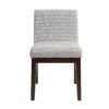 Edwyn - Linen Side Chair (Set of 2) - Gray - Image 2