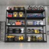 Industrial Heavy Duty Metal Garage Shelving Unit 5 Tier Adjustable Storage Rack - Brushed Nickel - Image 14