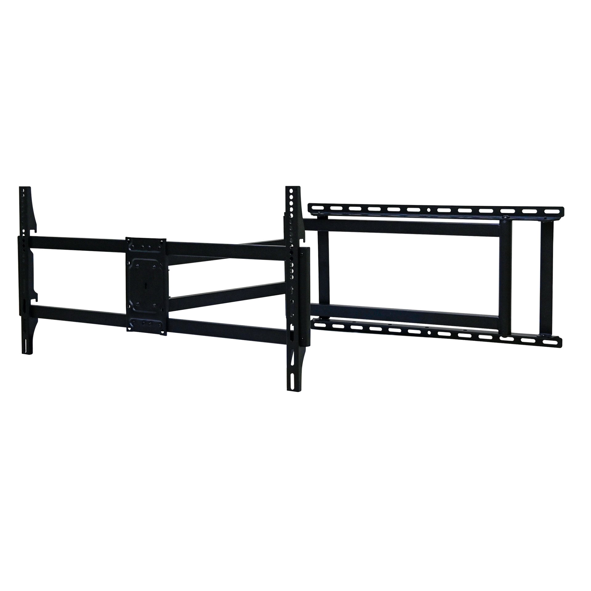 Full Motion TV Wall Mount Bracket For 40 120" TV Dual Arm Tilt & Swivel Vesa 800 X 400 Mm 132 Lbs Load - Black - Image 4