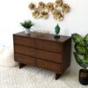 Dubrovnik - Mid-Century Modern Dresser With 6 Drawers - Brown - Image 11