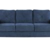 Horatio - Chenille 3 Seater Sofa - Navy - Image 2
