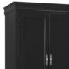 Elegant Traditional Armoire - Black - Image 4