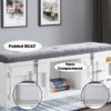 Cargo - Bench With Storage - Gray / White - Image 5