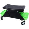 Heavy Duty Mechanic Stool With Tool Storage 300 Lbs Capacity Hdpe - Green - Image 8