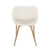 Margarite - Contemporary Dining / Chair (Set of 2) - Gold / Cream - Image 5
