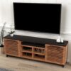Graceland - TV Stand Console For TVs Up To 95" - Black, Bourbon - Image 6