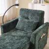Multifunctional Recliner Sofa With Storage And Cell Phone Stand For Living Room And Bedroom - Emerald - Image 13