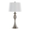 Ashland - Contemporary Table Lamp (Set of 2) - Nickel / White - Image 2