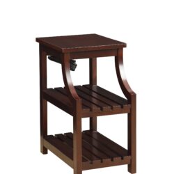 Wasaki - Accent Table With USB - Espresso