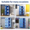 Lockers For Employees With 3 Door Storage Locker Durable For Gym, School, Office - Blue - Image 13