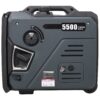 Super Quiet Inverter Generator 5.5Kw Portable Dual Fuel Electric & Remote Start Aluminium - Gray - Image 17