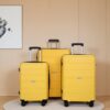 Hardshell Suitcase Spinner Wheels Pp Luggage Sets Lightweight Durable Suitcase With Tsa Lock, 3 Piece Set (20/24/28) - Yellow - Image 2