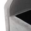 Jacqueline - Tufted Roll Arm Storage Bench - Opal Gray - Image 11