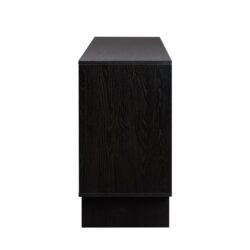 Scandi - Sideboard With Beveled Drawers - Black