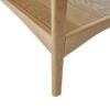 Mid - Century End Table With Storage Shelf - Off White / Natural - Image 8