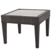 Nebulosity - Outdoor Accent Table With Square Glass Top - Brown Multi - Image 5