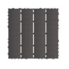 Interlocking Deck Tiles, 44 Pack Patio Deck Tiles, XSquare Waterproof Outdoor All Weather Use, Patio Decking Tiles For Poolside Balcony Backyard - Dark Gray - Image 4