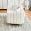 Loveseat Sofa For Living Room And Bedroom - Beige - Image 6