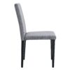 Exquisite Linen Cotton Dining Chairs (Set of 4), Simple And Versatile Design With Comfortable Seating - Light Gray - Image 9