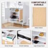 Modern Minimalist Rattan Shoe Cabinet, Elegant Storage Solution - White - Image 9