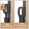 Retractable Side Awning Waterproof And UV Resistant Roll Up Privacy Screen For Balcony - Beige - Image 3