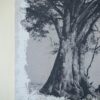 Large Arboreal Shelter Canvas Art Print, Traditional Style Floral Wall Art, Home Decor Accent Piece - Gray / White Matte - Image 7