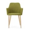 Classic Twist Dining Chair Set With Contoured Support - Green - Image 7