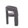 Contemporary Designed Teddy Velvet Upholstered Accent / Dining Chair With Armrest Teddy Fabric, (Set of 2) - Gray - Image 22