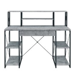 Amiel - All Purpose Writing Desk - Gray