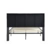 Queen Size Upholstered Platform Bed Frame Wood Slat Support - Gray - Image 8