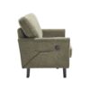 Mid Century Modern Loveseat Sofa With USB Ports, Removable Pillow Cover - Green - Image 10