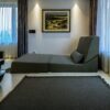 Three In One Folding Sofa, Convertible Bed, Easy To Carry Outdoors, Suitable For Living Room, Bedroom, Lounge, Outdoor - Dark Gray - Image 4