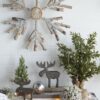 Christmas Ball Ornaments, Wood Decorative Hanging Ball Christmas Tree Ornaments For Holiday Party Decorations (Set of 8) - Brown - Image 5