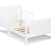 Connelly - Reversible Panel Toddler Bed - White, Rockport Gray - Image 8