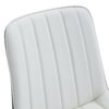 Modern Style Extended Seat Cushion Dining Chair Set, Splicing 4 Pieces - White / Black - Image 14