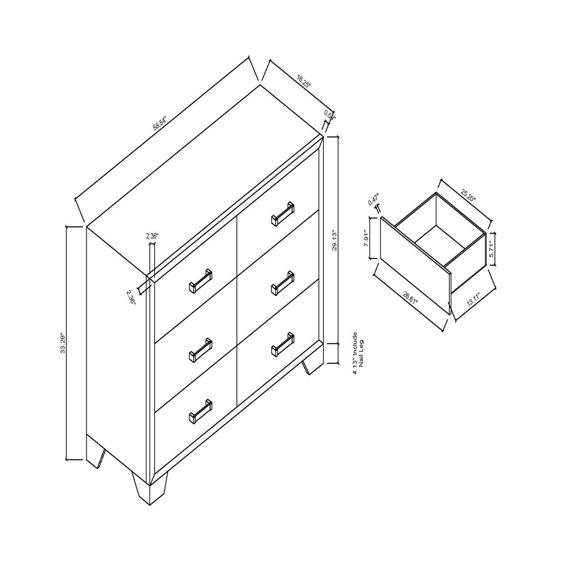 Omoda - Dresser - White - Image 3