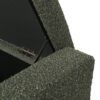 Textured Fabric Ottoman Bench With Hinged Lid - Blackish Green - Image 12