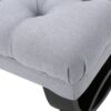 Hilton - Ottoman Bench With Classic Button Tufting - Light Gray - Image 13