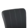 Modern Dining Chair (Set of 4) With Cloth Upholstery And Electroplated Metal Legs - Charcoal Gray - Image 6
