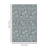 Macau - Non - Slip Accent Rug - Gray / White / Silver - Image 5