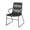 Moonstone - Outdoor Club Chair Set With Rope Weave Design - Black - Image 7
