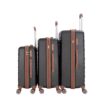 5 Piece Set (20"24"28 +A Travel Bag And A Toiletry Bag), Pp Hardshell Carry On Luggage Set With Tsa Lock Carry On Suitcase Luggage Durable Suitcase - Black - Image 4