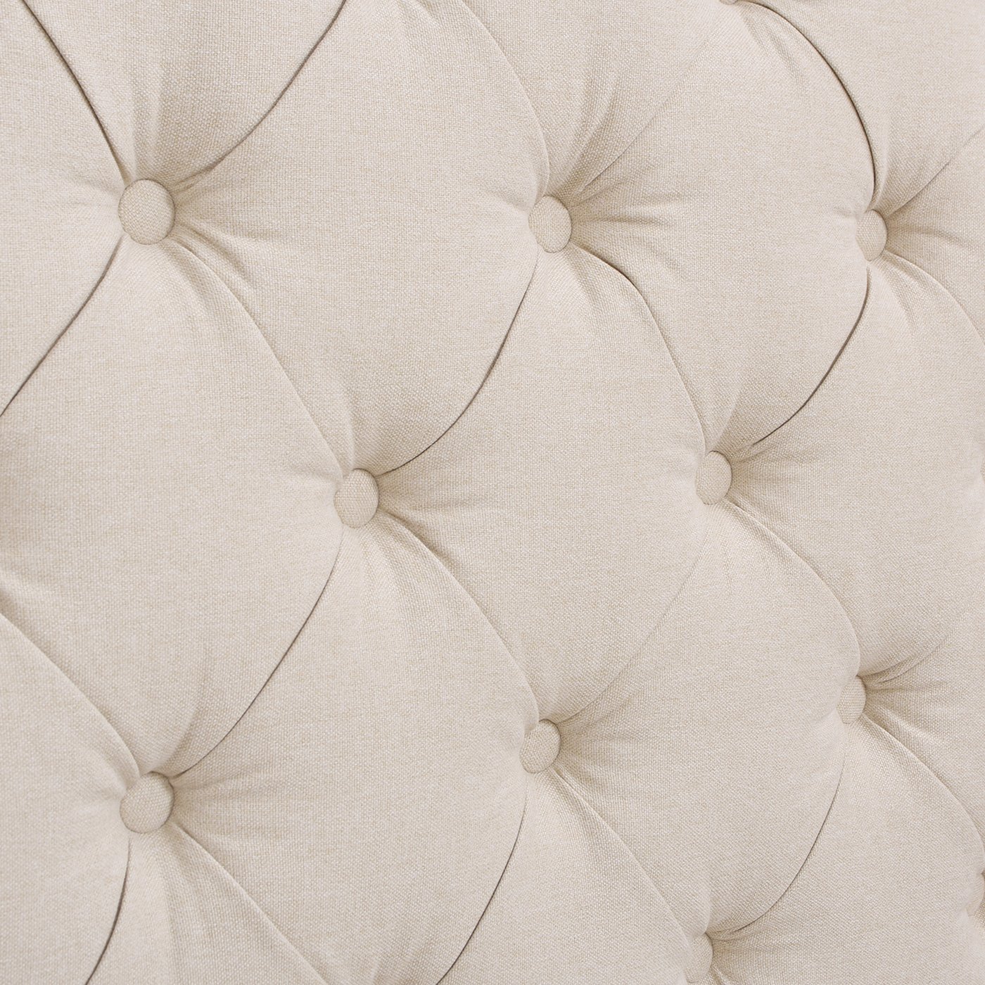 Fontana - King Wingback Upholstered Platform Bed Frame - Sky Neutral Beige - Image 2