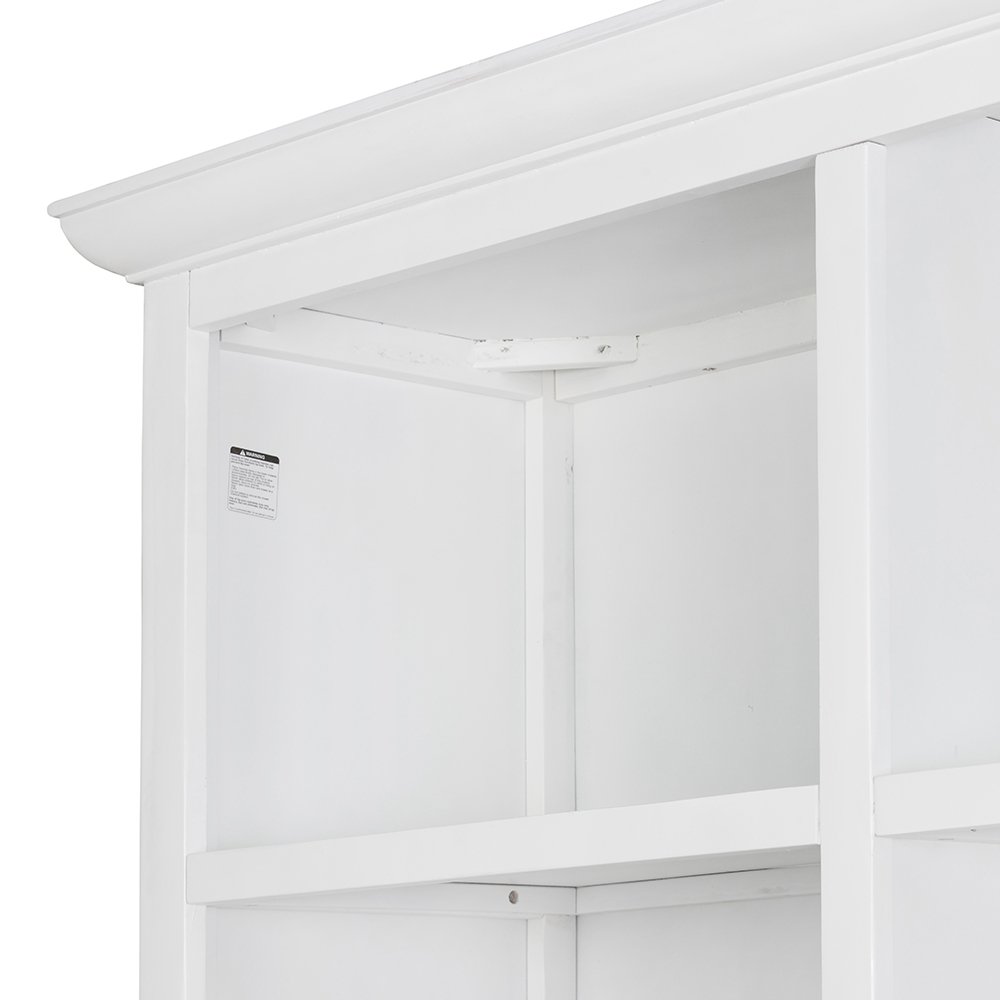 Solid Wood Cabinet - White - Image 9