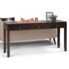 Cosmopolitan - Wide Console Sofa Table - Mahogany Brown - Image 9
