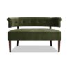 Jared - Roll Arm Tufted Bench Settee - Olive Green - Image 14