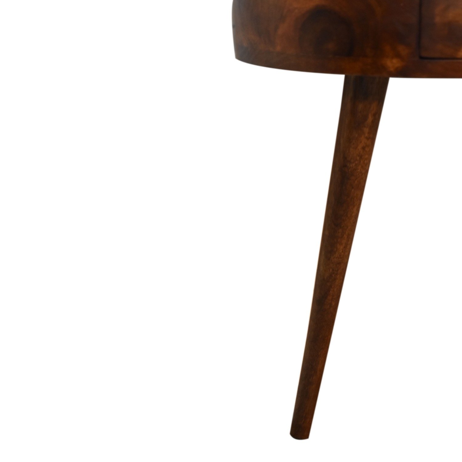 Semi Circle Nightstand - Chestnut - Image 8