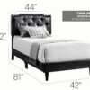 Deb - Twin Bed - Cappuccino - Image 6