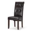 Cosmopolitan - Deluxe Tufted Parson Chair (Set of 2) - Tanners Brown - Image 2