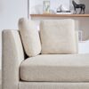 Wide Modern Double Sided Upholstered Chaise Lounge, Sleeper Sofa - Beige - Image 12